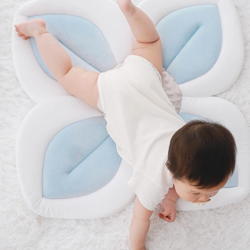 Tapis De Bain Bébé Antidérapant – Doudou éponge Doux Pour La Baignoire, Sécurité Et Confort Pour Bébé
