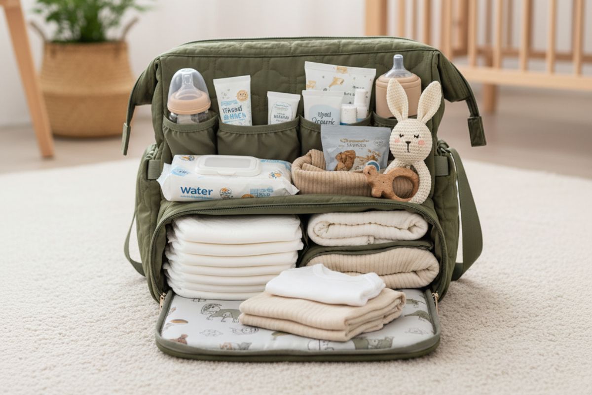 materiel indispensable sac langer bebe