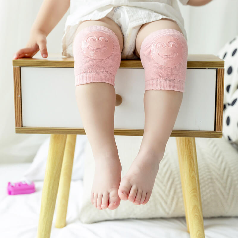 Lot De 4 Paires De Genouillères Pour Bébé - Coton Doux Et Antidérapant, Pour Garçons Et Filles De 0 à 24 Mois