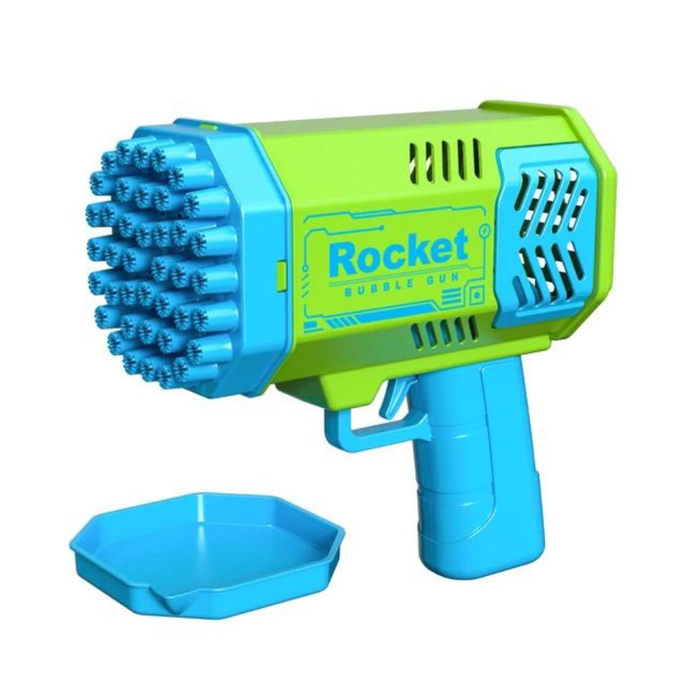 Pistolet à Bulles Avec LED – Machine à Bulles Pour Enfants Et Adultes – Inclut Liquide à Bulles – Design Transparent – Fun Pour Fêtes