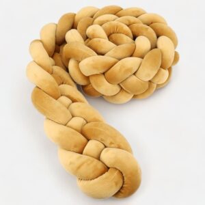 Tour de Lit Tressé Moutarde