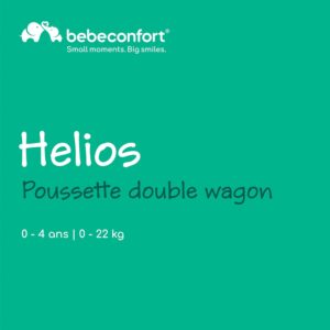 Alternative view of Poussette Double Bébéconfort Helios - Tout Terrain, Compacte, 0-4 ans