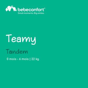 Alternative view of **Bebeconfort Teamy - Poussette Double Compacte pour Nourrissons - Mineral Graphite**
