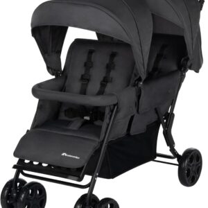 **Bebeconfort Teamy - Poussette Double Compacte pour Nourrissons - Mineral Graphite**