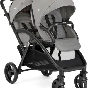 Poussette Double Evalite Duo - Joie, Gris Aluminium